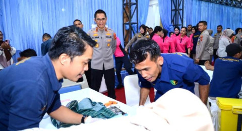 Sambut Hari Bhayangkara ke-80, Polda Jambi Gelar Bakti Kesehatan dan Sosial